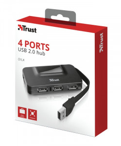 USB- Trust Oila 4 Port BLACK (20577) 10