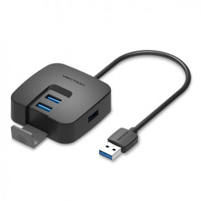 USB HUB Vention USB-USB 4USB 3.0 Black (CHBBD) 6