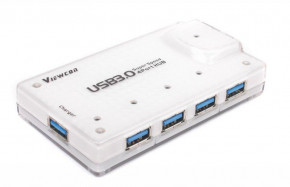 USB HUB Viewcon USB-USB 4USB 3.0 VE323 White 4