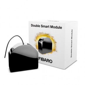   Fibaro Double Smart Module, 9.5A, Z-Wave, 24-30V DC/230V AC, 2  ,  (FGS-224)