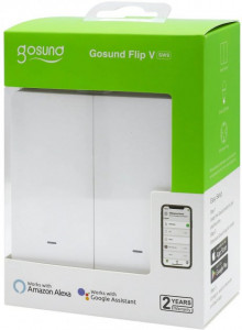   Gosund Light Switch 2 buttons white 7