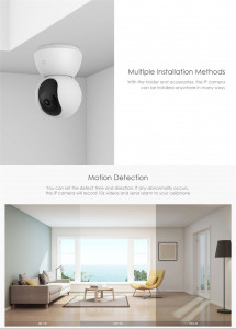  IP  Xiaomi MiJia Smart Camera 720P 360 degree WiFi 5