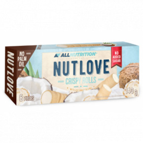   AllNutrition NutLove Crispy Rolls - 140g Coconut