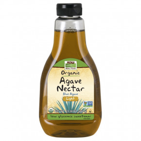   NOW Organic Agave Nectar Light 660 