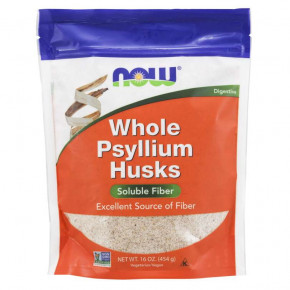   Now Foods Whole Psyllium Husks 454  