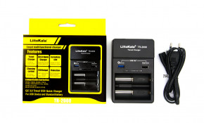   Liitokala Lii TR-2000, 2  USB QC/USB, Ni-Mh/Li-ion, 220V/12V, LED, Box 6