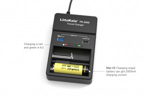   Liitokala Lii TR-2000, 2  USB QC/USB, Ni-Mh/Li-ion, 220V/12V, LED, Box 10