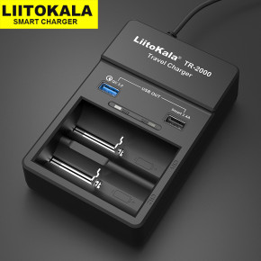   Liitokala Lii TR-2000, 2  USB QC/USB, Ni-Mh/Li-ion, 220V/12V, LED, Box 11