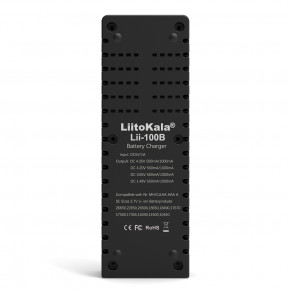   Liitokala Lii-100B, 1  Ni-Mh/Li-ion/Li-Ion(4.35)/LiFePo4, USB , LED ,  , zip- 4