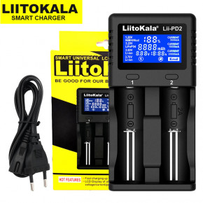   Liitokala Lii-PD2, 2  Ni-Mh/Li-ion/LiFePo4, 220V/12V, LCD, Box