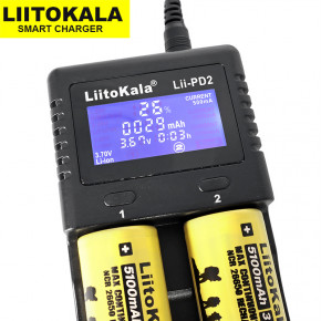   Liitokala Lii-PD2, 2  Ni-Mh/Li-ion/LiFePo4, 220V/12V, LCD, Box 7