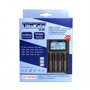   Liitokala Lii-M4, 4 , Ni-Mh/Li-ion, USB Type-C, Powerbank, Test, LCD, Box 10