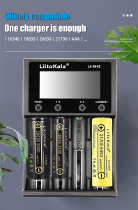   Liitokala Lii-M4S, 4 , Ni-Mh/Li-ion, USB Type-C, Powerbank, Test, LCD, Box 7