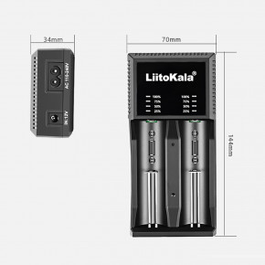   Liitokala Lii-PL2, 2 , Ni-Mh/Li-ion, 220V/12V, LED, Box 5