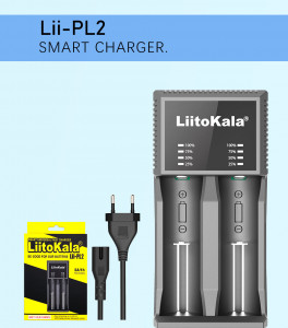   Liitokala Lii-PL2, 2 , Ni-Mh/Li-ion, 220V/12V, LED, Box 7