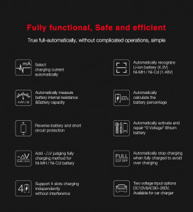   MiBoxer C4 (version v4, new) 4  Ni-Mh/Li-ion(4.2/4.35)/LiFePO4 220V/12V LCD Test 8