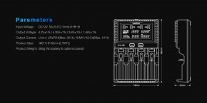   MiBoxer C4-12 (v2.2, new), 4 , Ni-Mh/Li-ion(4.2/4.35)/LiFePO4, 3A, 220V/12V, USB, LCD, Box 8