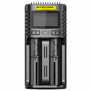   Nitecore UM2, 2 , Li-Ion, USB QC2.0, LCD, Box