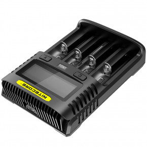   Nitecore UMS4, 4 , Ni-Mh/Li-Ion/IMR/LiFePO4 (3.6-4.35V), USB QC2.0, LCD, Box 3