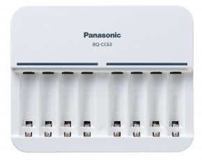   Panasonic BQ-CC63, AA/AAA, Eneloop ready, LED , 8 , 1.2A,  3