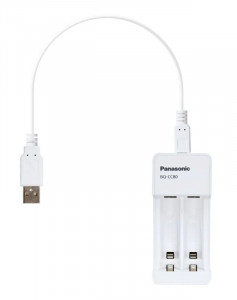   Panasonic BQ-CC80E+2xBK-3MCCE (K-KJ80MCC20USB), AA/AAA, Eneloop ready, LED , 2 /1 , USB,  6