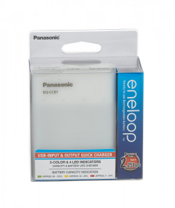   Panasonic BQ-CC87USB, AA/AAA, Eneloop ready, LED , 4 , USB, PowerBank, 