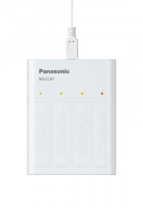   Panasonic BQ-CC87USB, AA/AAA, Eneloop ready, LED , 4 , USB, PowerBank,  5