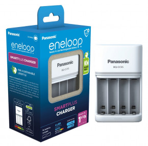   Panasonic BQ-CC55E, AA/AAA, Eneloop ready, LED , 4 , 3.2/1.2A, Eco Box