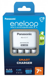     Panasonic BQ-CC17+3MCDE (K-KJ17MCD40E), AA/AAA, Eneloop ready, LED , , 300/150mA, Eco Box 3