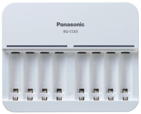   Panasonic BQ-CC63, AA/AAA, Eneloop ready, LED , 8 , 1.2A, Eko box 5