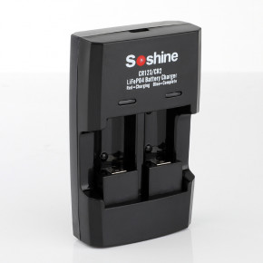   Soshine S5(Fe),  LiFePO4   CR123/CR2, USB Type-C, LED , 2 , Box 4