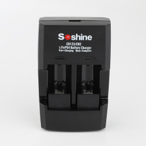   Soshine S5(Fe),  LiFePO4   CR123/CR2, USB Type-C, LED , 2 , Box 5