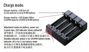   Soshine Chocolate 4  AA/AAA Ni-MH/Li-Ion/LiFePo4, USB, LED , 4ch, Black, Box 8