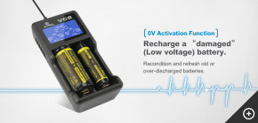   XTAR VC2, Li-Ion, USB/220V, LCD , Box 12