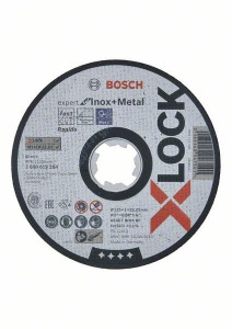   Bosch X-LOCK Expert for Inox and Metal, 125x1.0x22.2 (2.608.619.264)