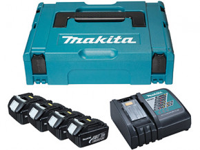   Makita LXT BL1830x4 , DC18RC,  Makpac1 (197954-1) 3