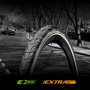  Continental RIDE City Reflex, 28, 700 x 35C, 28 x 1 3/8 x 1 5/8, 37-622, Wire, ExtraPuncture Belt, 850.,  4