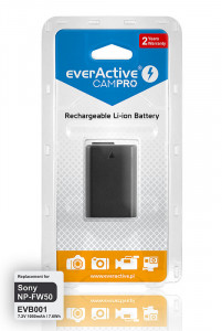    everActive CamPRO (EVB001), LiPo 1050mAh, Sony NP-FW50