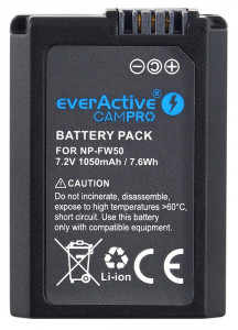    everActive CamPRO (EVB001), LiPo 1050mAh, Sony NP-FW50 4