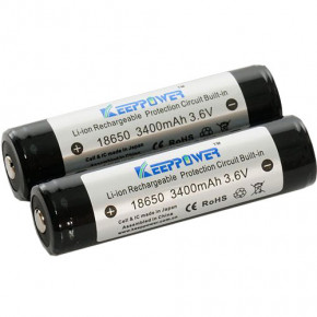  Keeppower 18650 3400mAh + 4