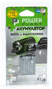  PowerPlant Olympus Li-40B, Li-42B, D-Li63, NP-45, NP-80, EN-EL10 1250mAh (DV00DV1090) 4