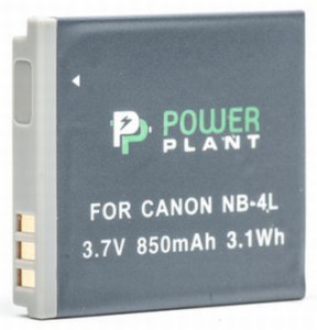  PowerPlant Canon NB-4L 850mAh