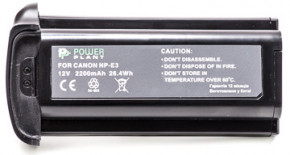  PowerPlant Canon NP-E3 2200mAh