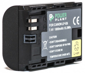  PowerPlant Canon LP-E6 Chip 1800mAh