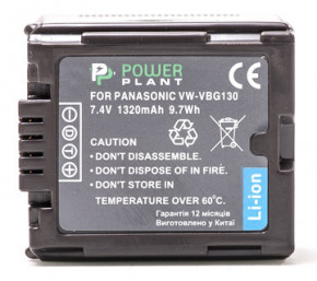  PowerPlant Panasonic VW-VBG130 Chip 1320mAh