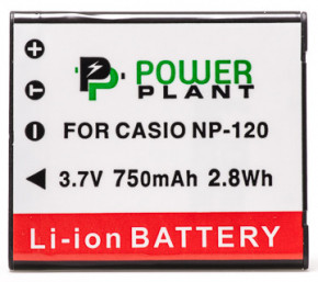  PowerPlant Casio NP-120 750mAh