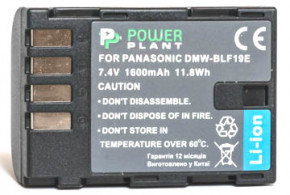  PowerPlant Panasonic DMW-BLF19 1600mAh