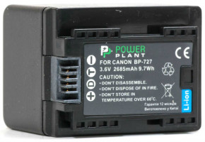  PowerPlant Canon BP-727 Chip 2685mAh