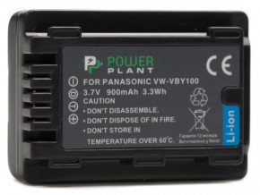  PowerPlant Panasonic VW-VBY100 900mAh