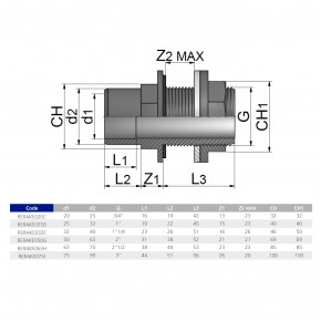 - EFFAST RERAKE020C d20x25x3/4 (19706) 3